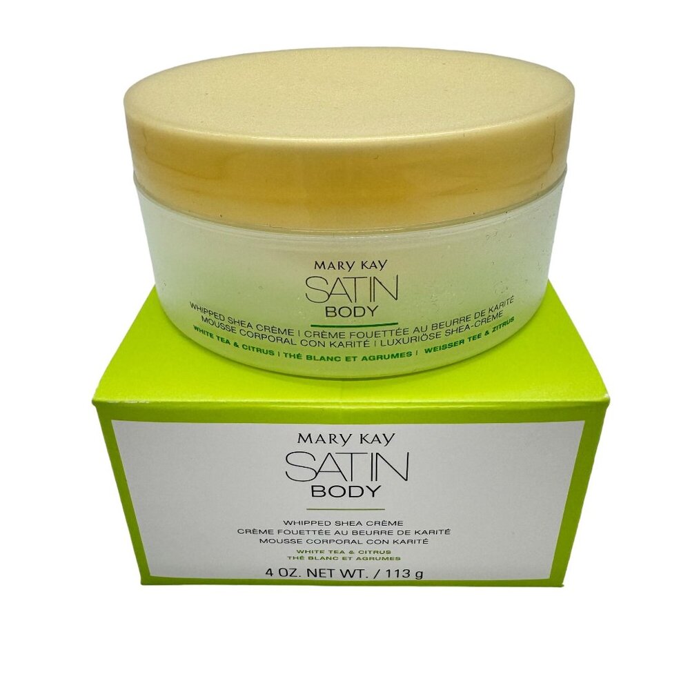 Mary Kay Satin Body Whipped Shea Creme White Tea & Citrus